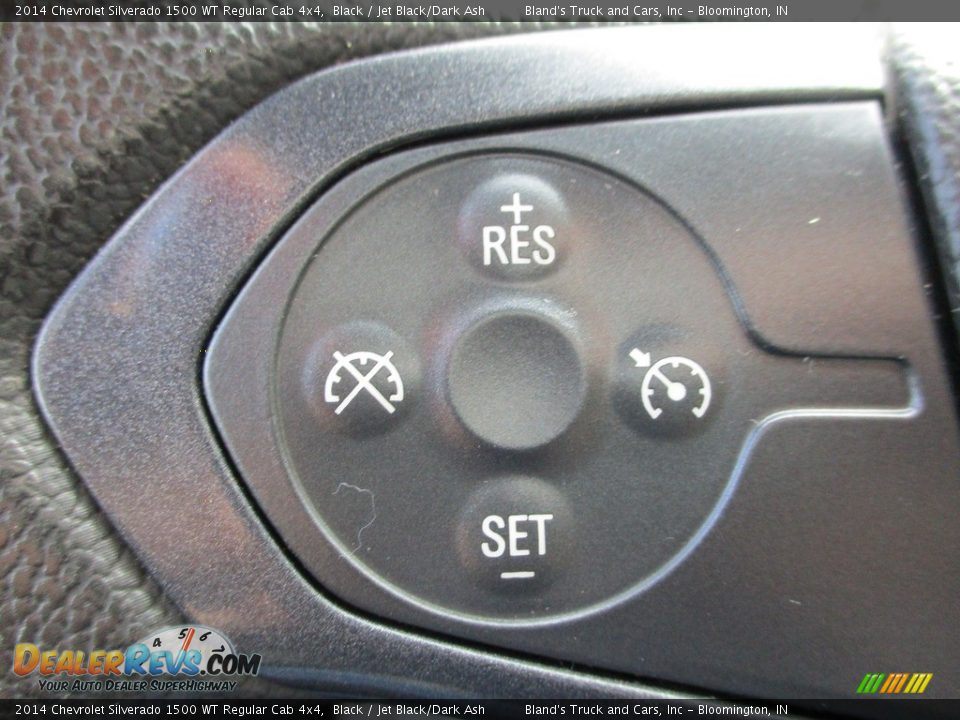 2014 Chevrolet Silverado 1500 WT Regular Cab 4x4 Black / Jet Black/Dark Ash Photo #14
