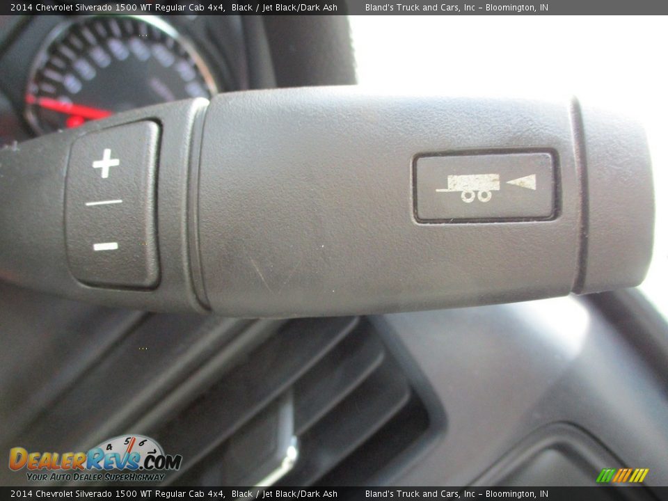2014 Chevrolet Silverado 1500 WT Regular Cab 4x4 Black / Jet Black/Dark Ash Photo #15