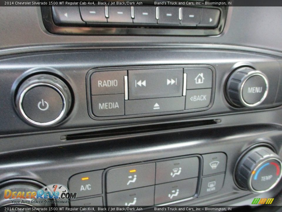 2014 Chevrolet Silverado 1500 WT Regular Cab 4x4 Black / Jet Black/Dark Ash Photo #17