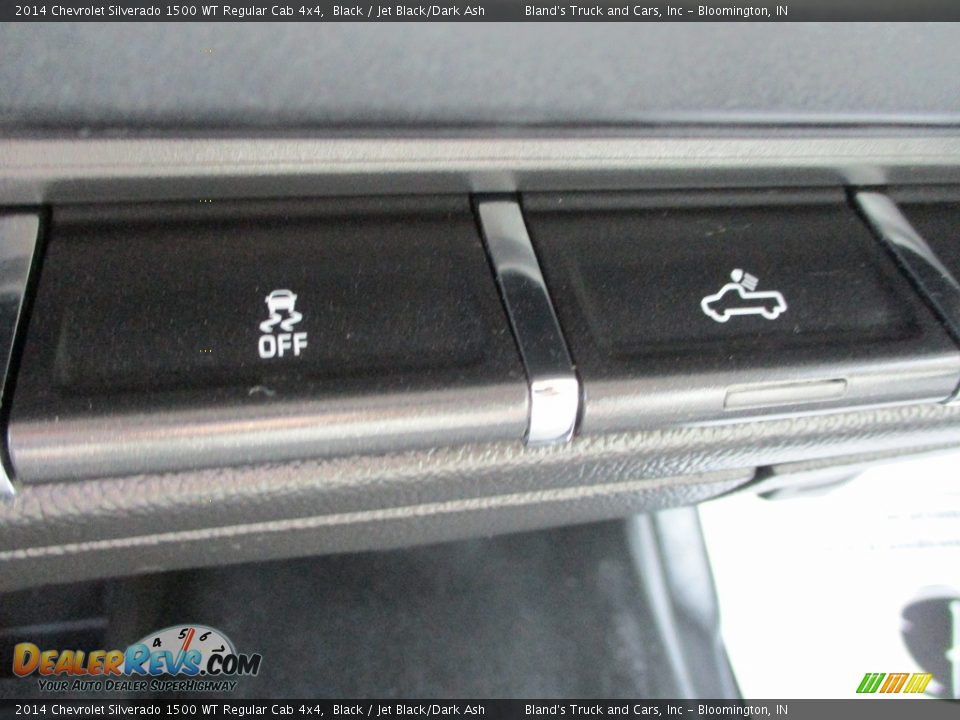 2014 Chevrolet Silverado 1500 WT Regular Cab 4x4 Black / Jet Black/Dark Ash Photo #19