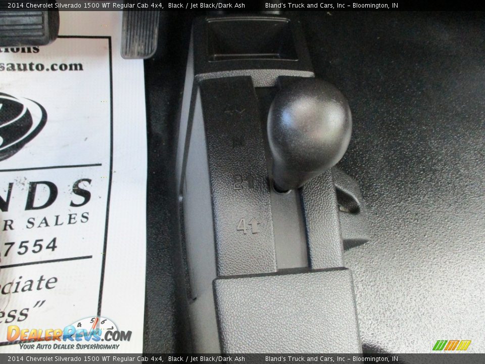 2014 Chevrolet Silverado 1500 WT Regular Cab 4x4 Black / Jet Black/Dark Ash Photo #20