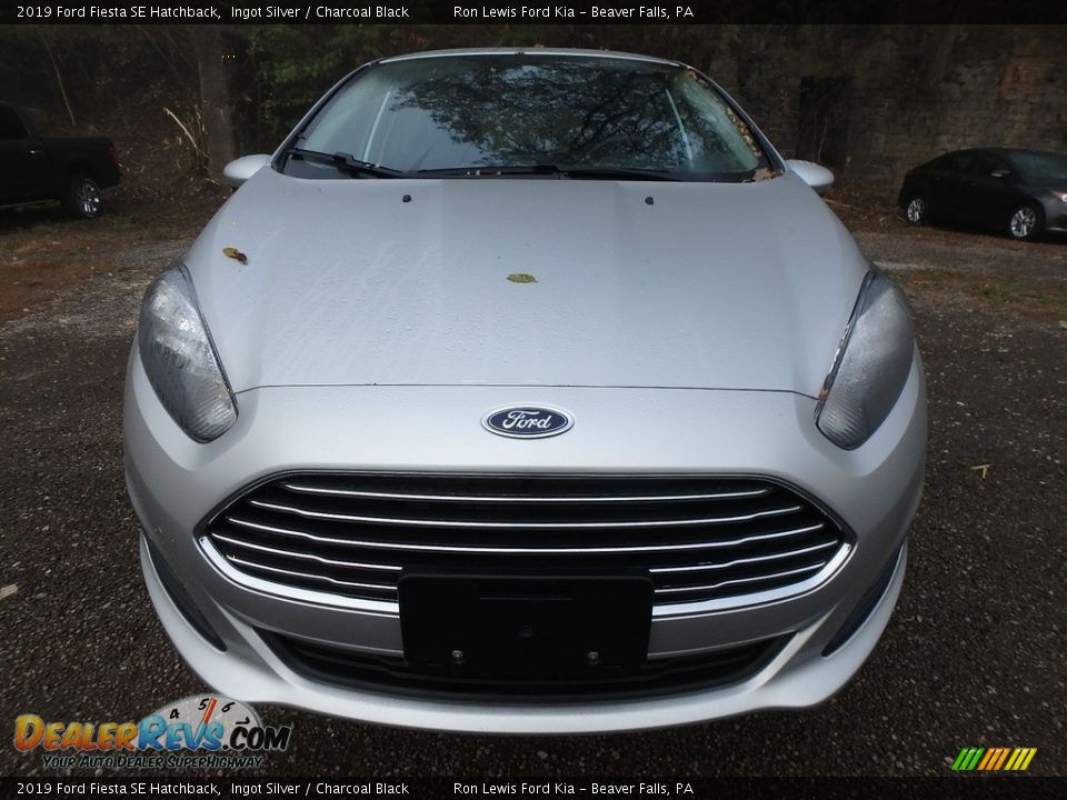 2019 Ford Fiesta SE Hatchback Ingot Silver / Charcoal Black Photo #8