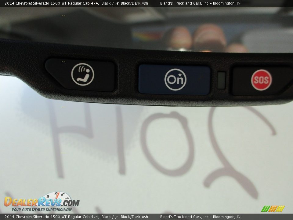 2014 Chevrolet Silverado 1500 WT Regular Cab 4x4 Black / Jet Black/Dark Ash Photo #21