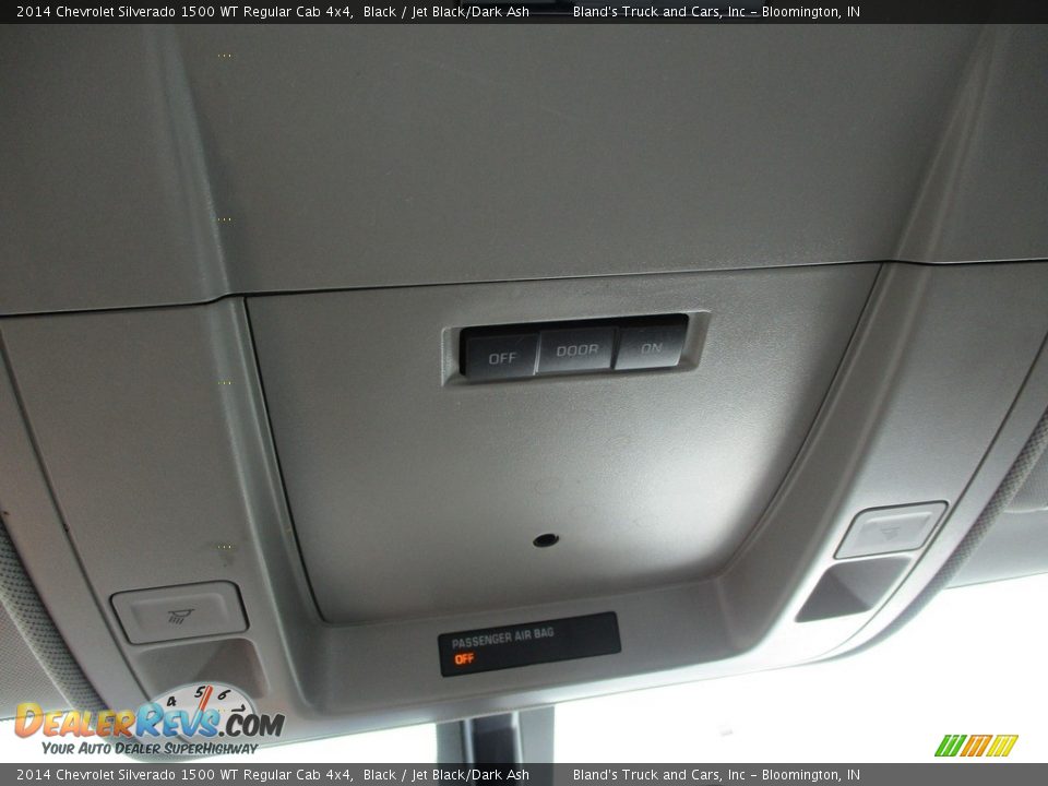 2014 Chevrolet Silverado 1500 WT Regular Cab 4x4 Black / Jet Black/Dark Ash Photo #22