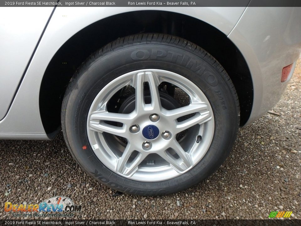 2019 Ford Fiesta SE Hatchback Ingot Silver / Charcoal Black Photo #10