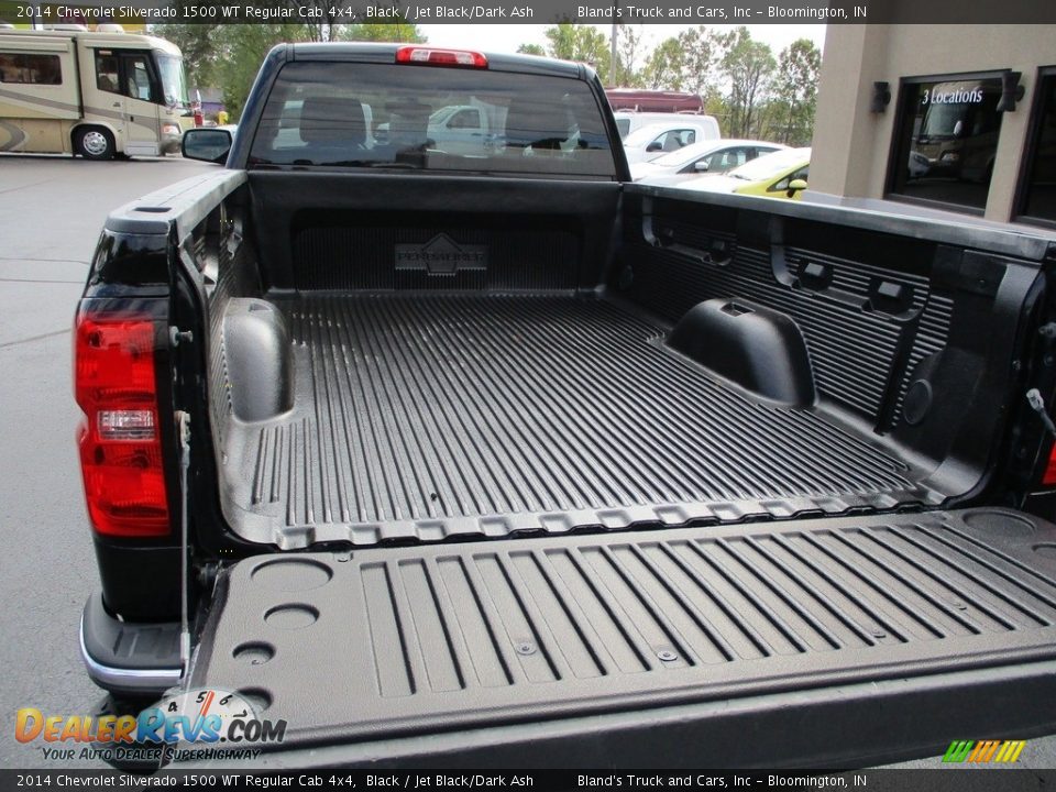 2014 Chevrolet Silverado 1500 WT Regular Cab 4x4 Black / Jet Black/Dark Ash Photo #25