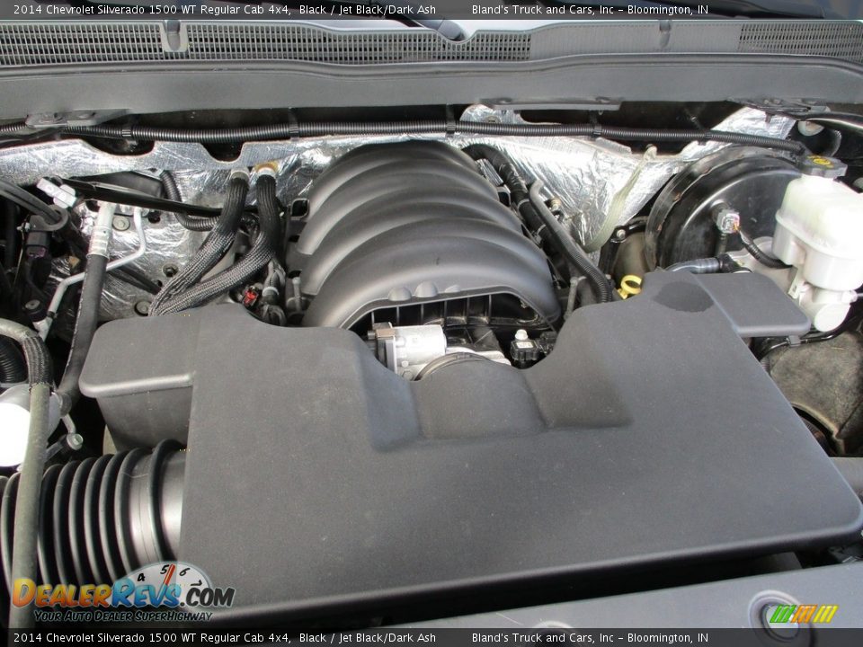 2014 Chevrolet Silverado 1500 WT Regular Cab 4x4 Black / Jet Black/Dark Ash Photo #27