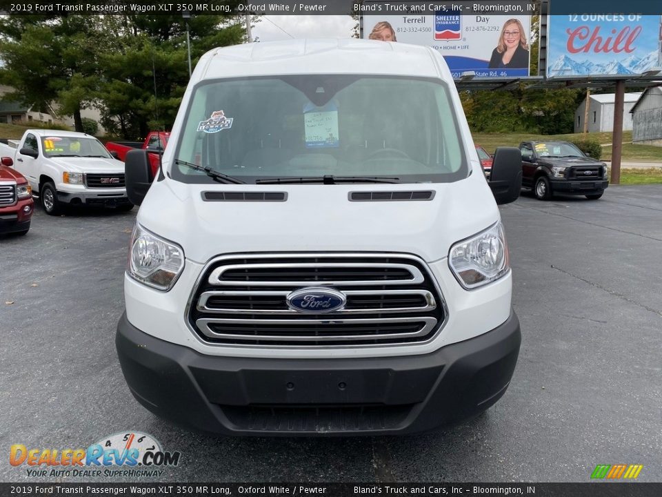 2019 Ford Transit Passenger Wagon XLT 350 MR Long Oxford White / Pewter Photo #3