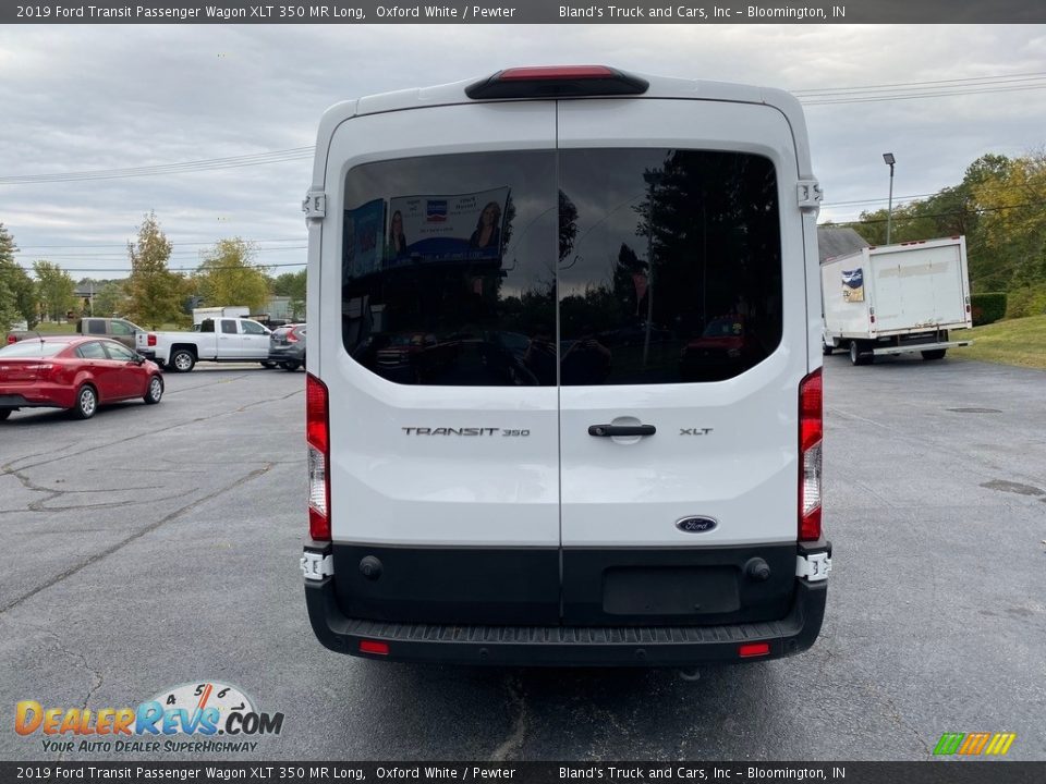 2019 Ford Transit Passenger Wagon XLT 350 MR Long Oxford White / Pewter Photo #7