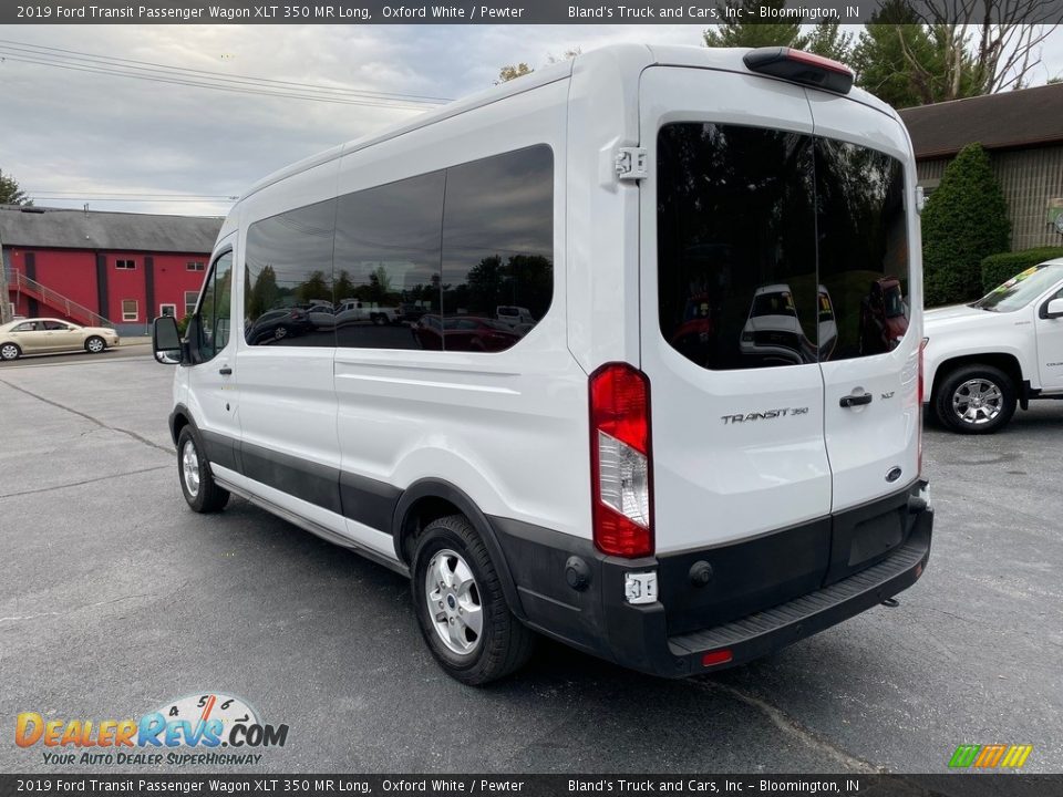 2019 Ford Transit Passenger Wagon XLT 350 MR Long Oxford White / Pewter Photo #8