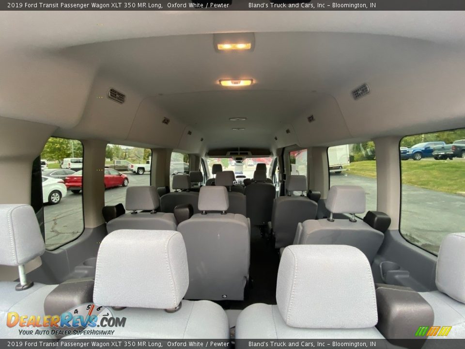 2019 Ford Transit Passenger Wagon XLT 350 MR Long Oxford White / Pewter Photo #11