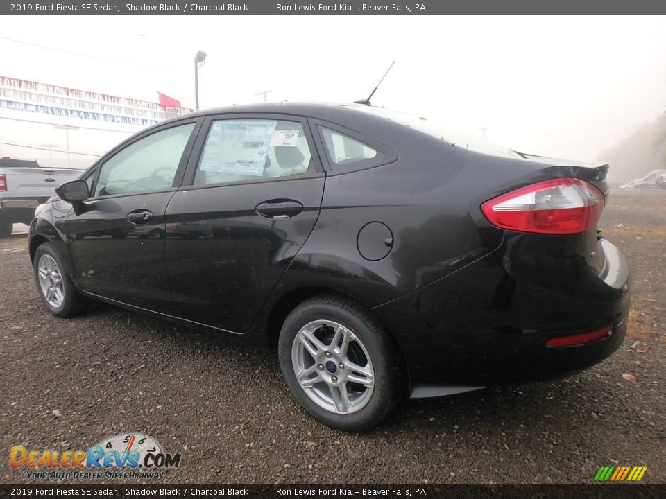 2019 Ford Fiesta SE Sedan Shadow Black / Charcoal Black Photo #5