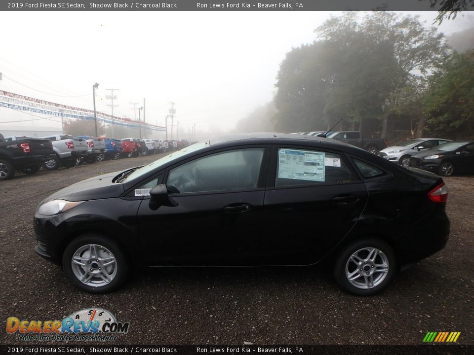 2019 Ford Fiesta SE Sedan Shadow Black / Charcoal Black Photo #6