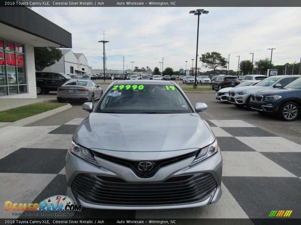 2019 Toyota Camry XLE Celestial Silver Metallic / Ash Photo #2