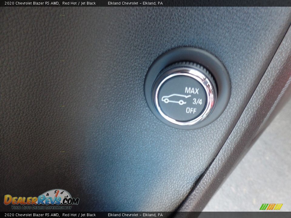 2020 Chevrolet Blazer RS AWD Red Hot / Jet Black Photo #23