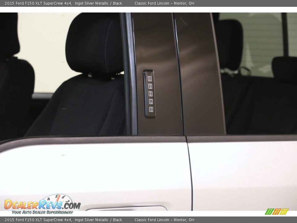 2015 Ford F150 XLT SuperCrew 4x4 Ingot Silver Metallic / Black Photo #4