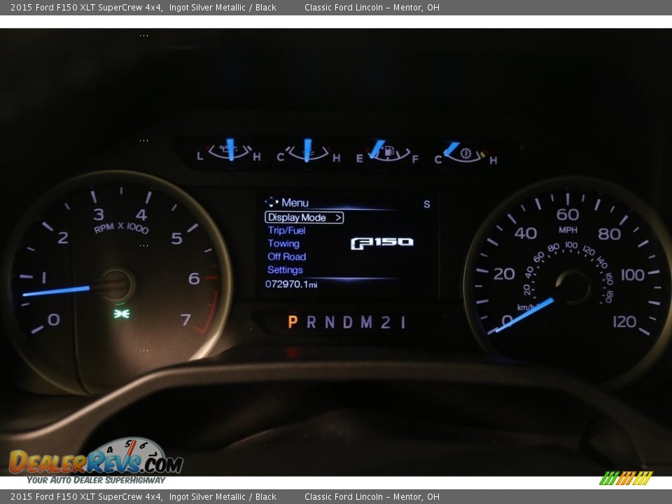2015 Ford F150 XLT SuperCrew 4x4 Ingot Silver Metallic / Black Photo #9