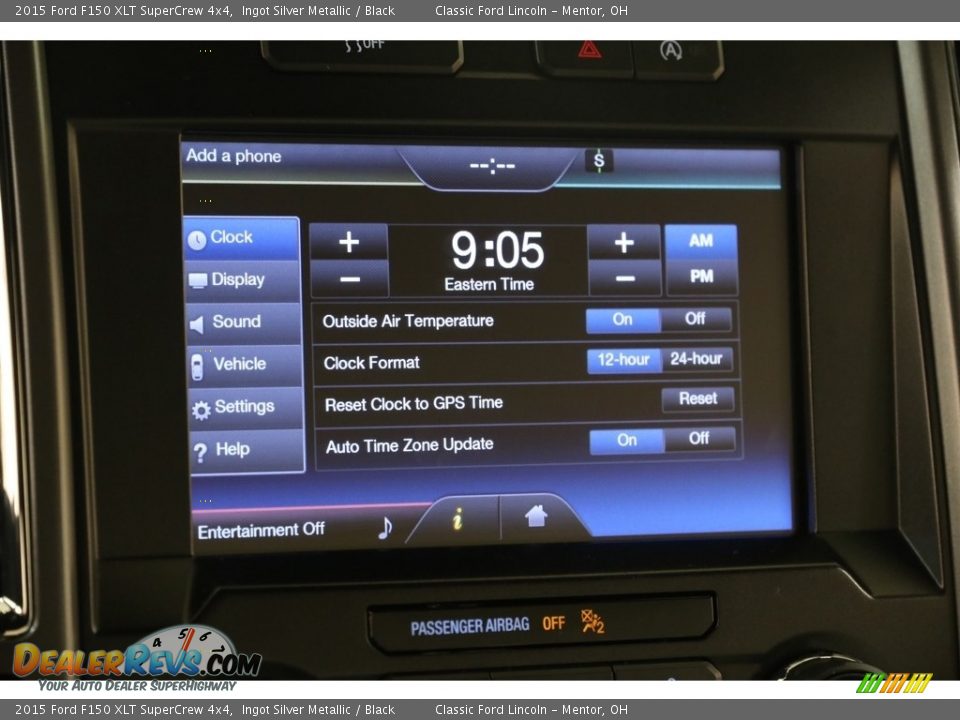 2015 Ford F150 XLT SuperCrew 4x4 Ingot Silver Metallic / Black Photo #15