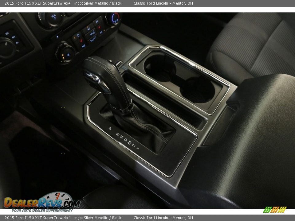 2015 Ford F150 XLT SuperCrew 4x4 Ingot Silver Metallic / Black Photo #17