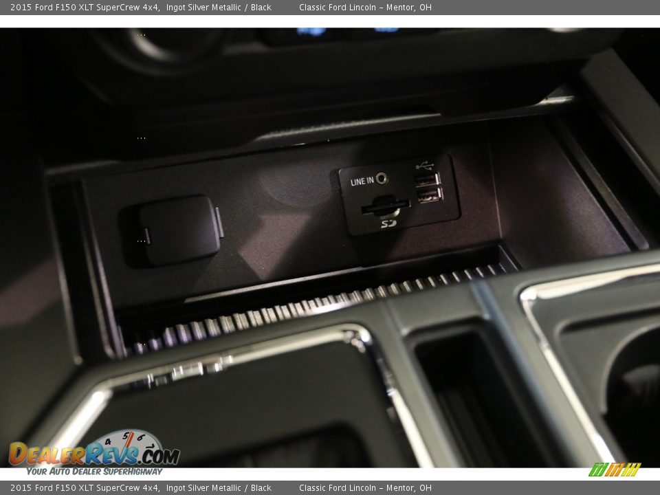 2015 Ford F150 XLT SuperCrew 4x4 Ingot Silver Metallic / Black Photo #18
