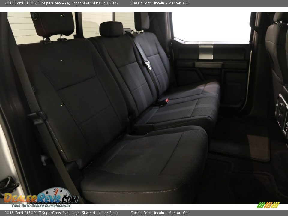 2015 Ford F150 XLT SuperCrew 4x4 Ingot Silver Metallic / Black Photo #20
