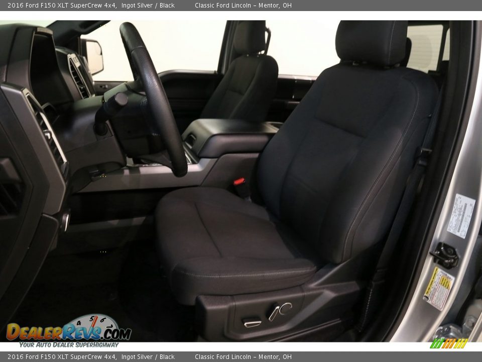2016 Ford F150 XLT SuperCrew 4x4 Ingot Silver / Black Photo #6