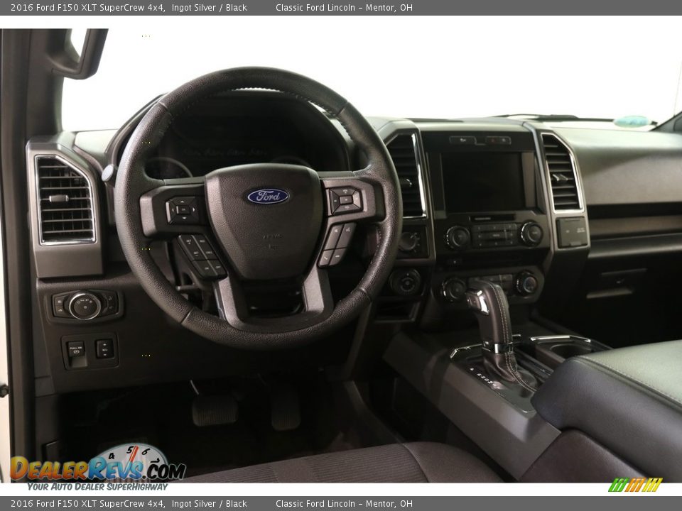 2016 Ford F150 XLT SuperCrew 4x4 Ingot Silver / Black Photo #7