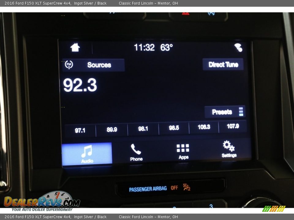 2016 Ford F150 XLT SuperCrew 4x4 Ingot Silver / Black Photo #11