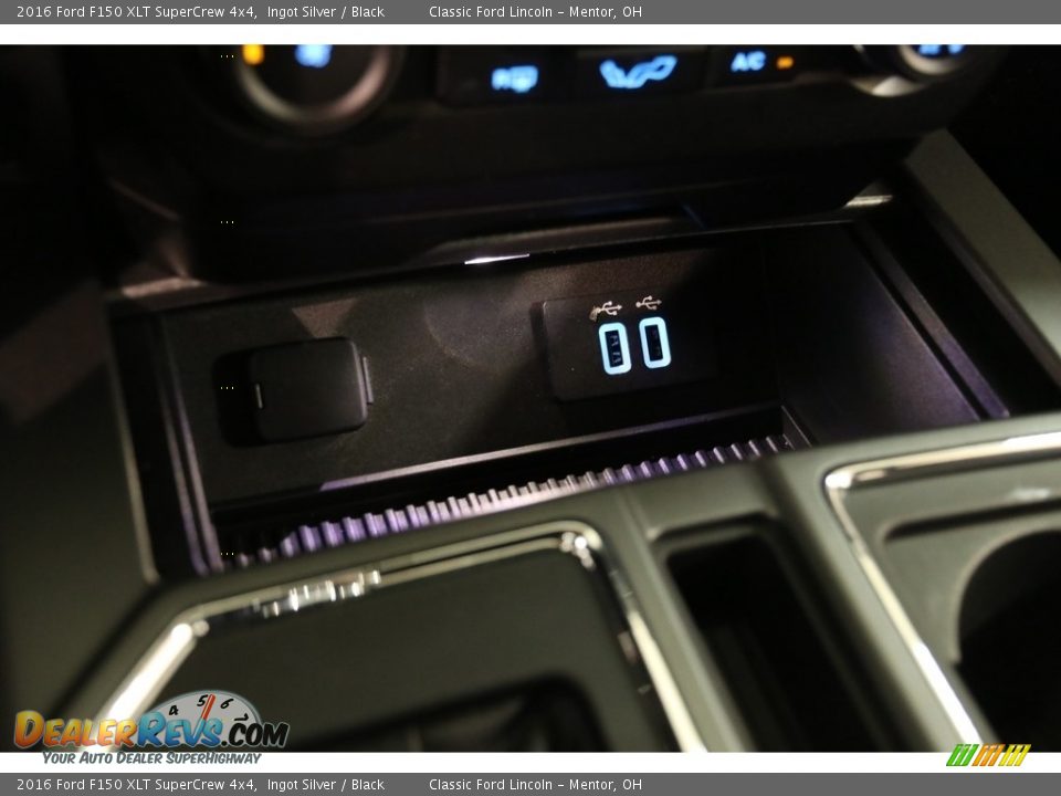 2016 Ford F150 XLT SuperCrew 4x4 Ingot Silver / Black Photo #16