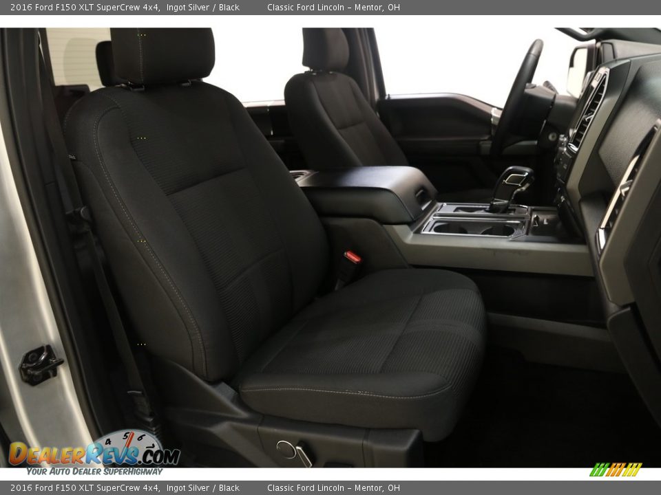 2016 Ford F150 XLT SuperCrew 4x4 Ingot Silver / Black Photo #17
