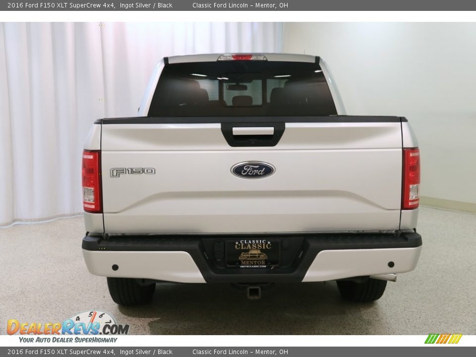 2016 Ford F150 XLT SuperCrew 4x4 Ingot Silver / Black Photo #20