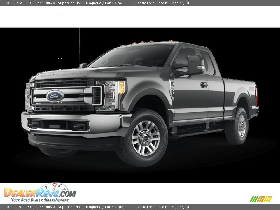 2019 Ford F250 Super Duty XL SuperCab 4x4 Magnetic / Earth Gray Photo #1
