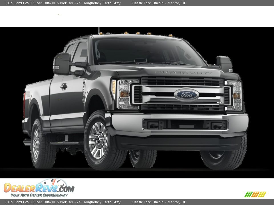 2019 Ford F250 Super Duty XL SuperCab 4x4 Magnetic / Earth Gray Photo #4
