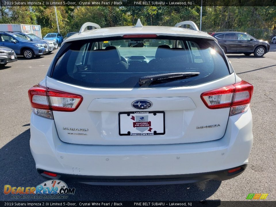 2019 Subaru Impreza 2.0i Limited 5-Door Crystal White Pearl / Black Photo #13
