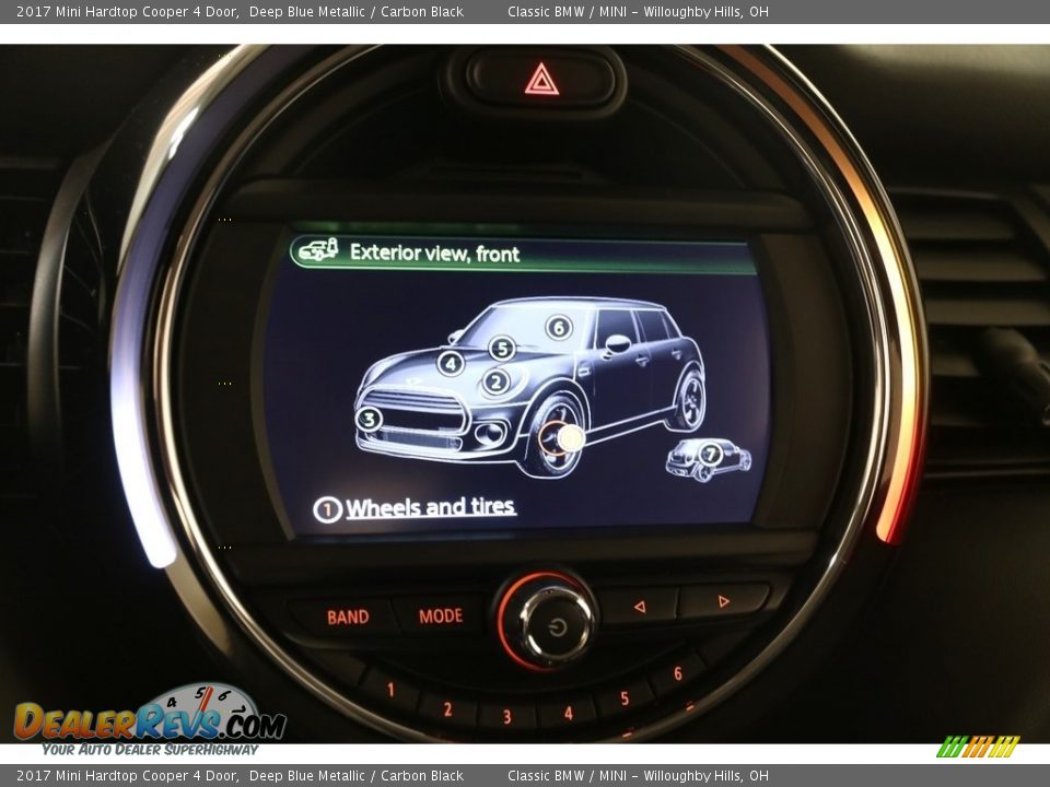 2017 Mini Hardtop Cooper 4 Door Deep Blue Metallic / Carbon Black Photo #12