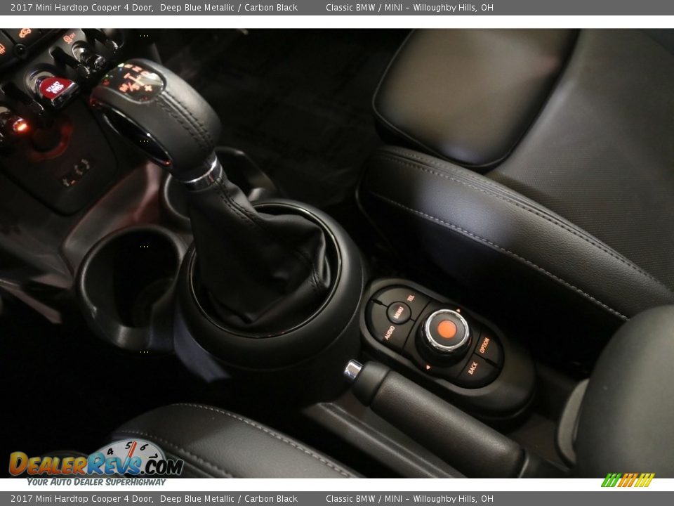 2017 Mini Hardtop Cooper 4 Door Deep Blue Metallic / Carbon Black Photo #15