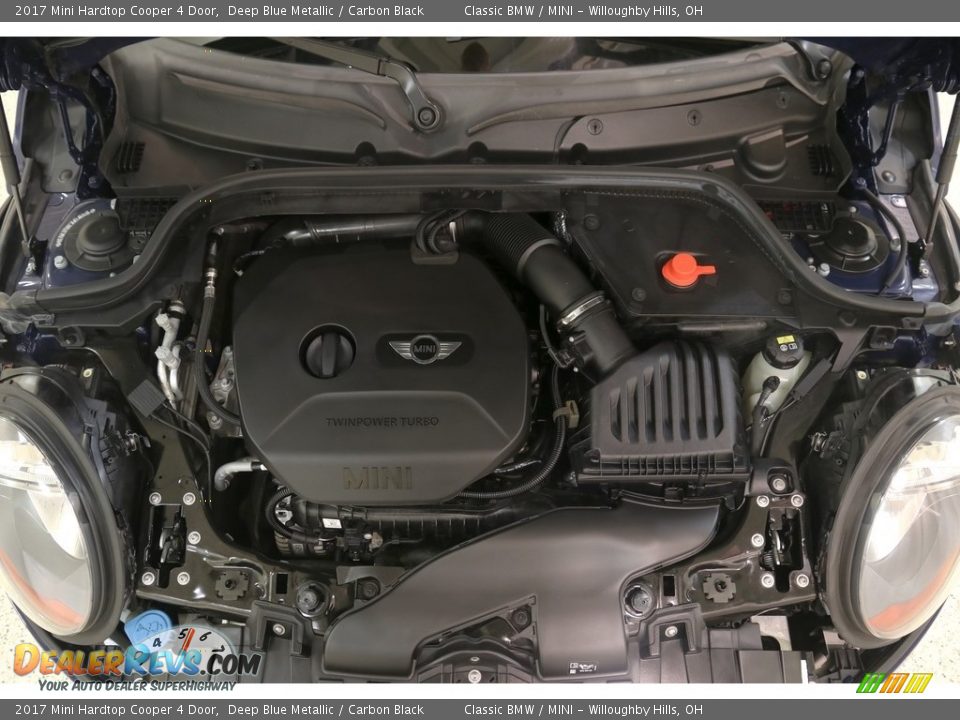 2017 Mini Hardtop Cooper 4 Door Deep Blue Metallic / Carbon Black Photo #20
