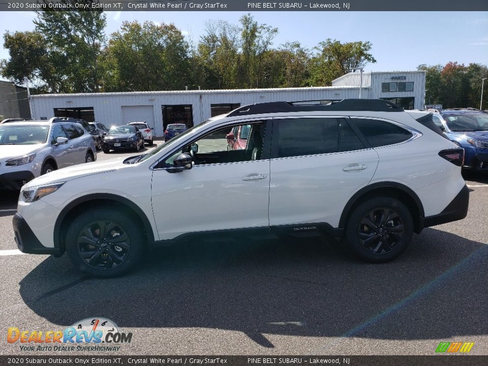 2020 Subaru Outback Onyx Edition XT Crystal White Pearl / Gray StarTex Photo #3