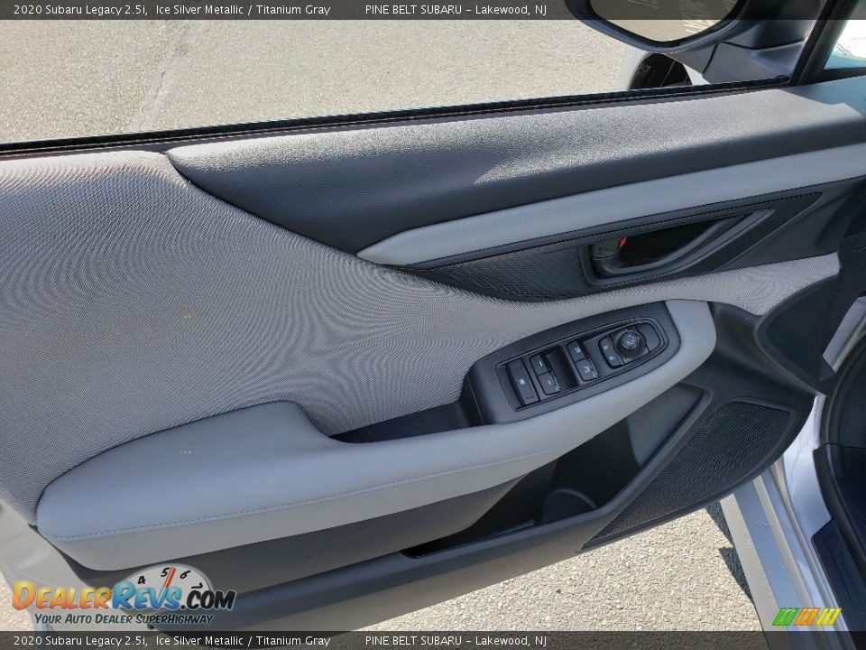 2020 Subaru Legacy 2.5i Ice Silver Metallic / Titanium Gray Photo #8