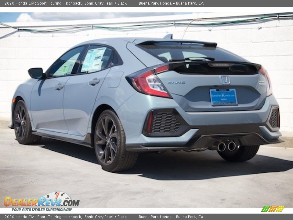 2020 Honda Civic Sport Touring Hatchback Sonic Gray Pearl / Black Photo #2