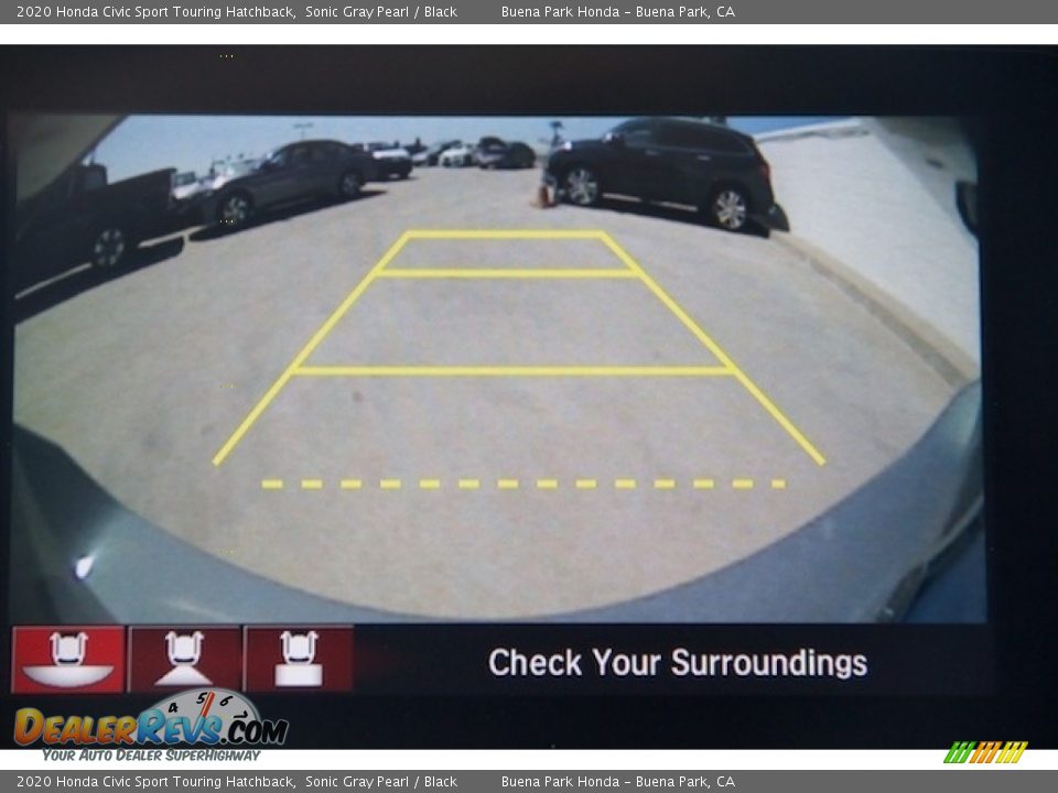 2020 Honda Civic Sport Touring Hatchback Sonic Gray Pearl / Black Photo #6