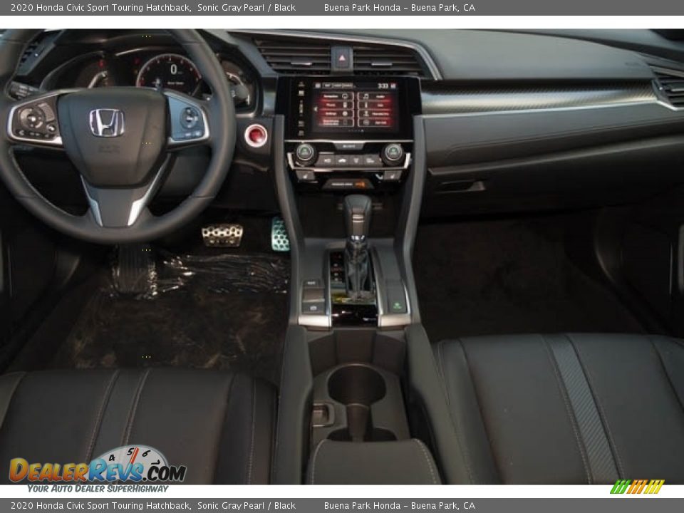 2020 Honda Civic Sport Touring Hatchback Sonic Gray Pearl / Black Photo #10