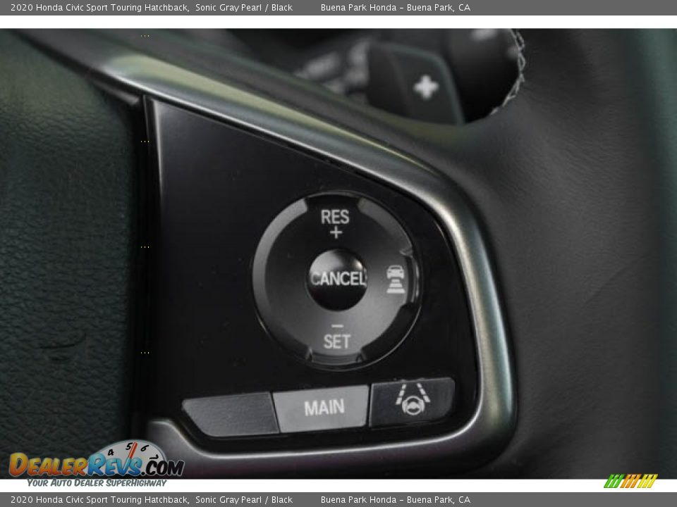 2020 Honda Civic Sport Touring Hatchback Sonic Gray Pearl / Black Photo #13