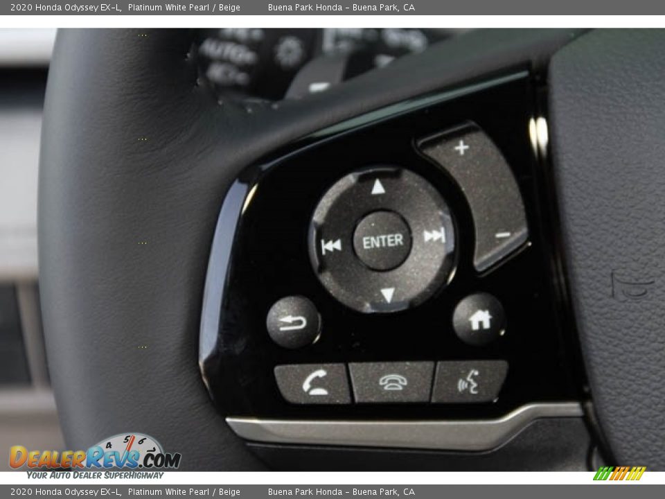 2020 Honda Odyssey EX-L Platinum White Pearl / Beige Photo #21
