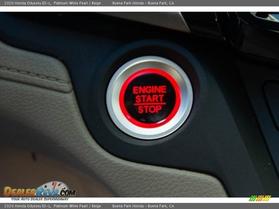 2020 Honda Odyssey EX-L Platinum White Pearl / Beige Photo #23