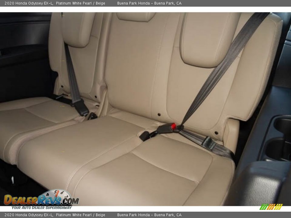 2020 Honda Odyssey EX-L Platinum White Pearl / Beige Photo #27