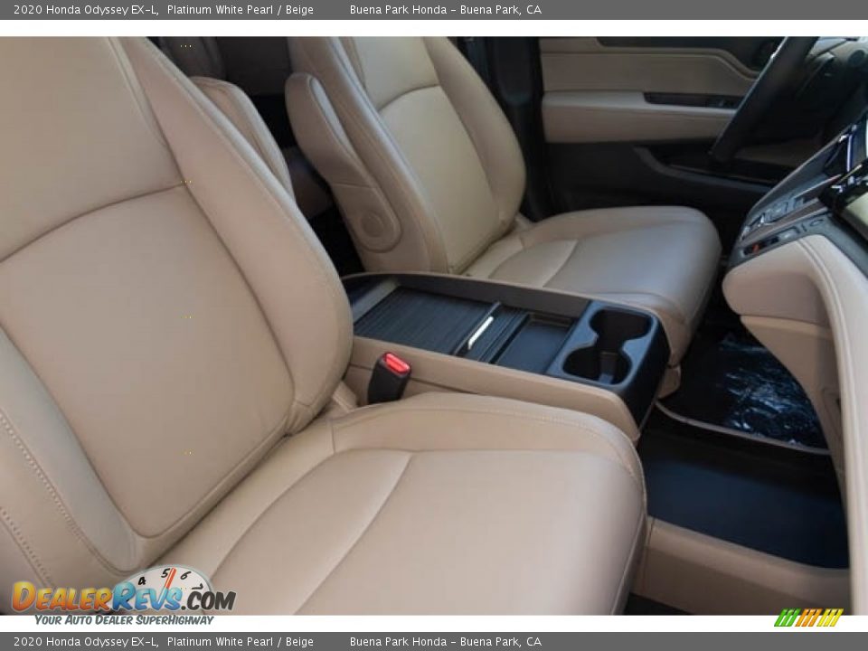 2020 Honda Odyssey EX-L Platinum White Pearl / Beige Photo #33