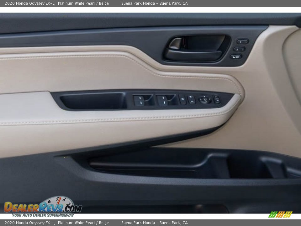 2020 Honda Odyssey EX-L Platinum White Pearl / Beige Photo #35