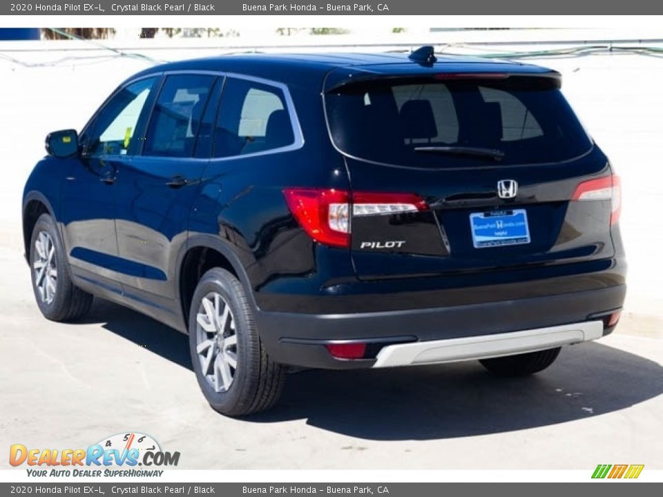 2020 Honda Pilot EX-L Crystal Black Pearl / Black Photo #2