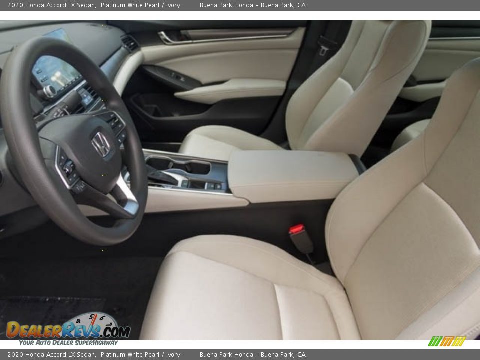 2020 Honda Accord LX Sedan Platinum White Pearl / Ivory Photo #7